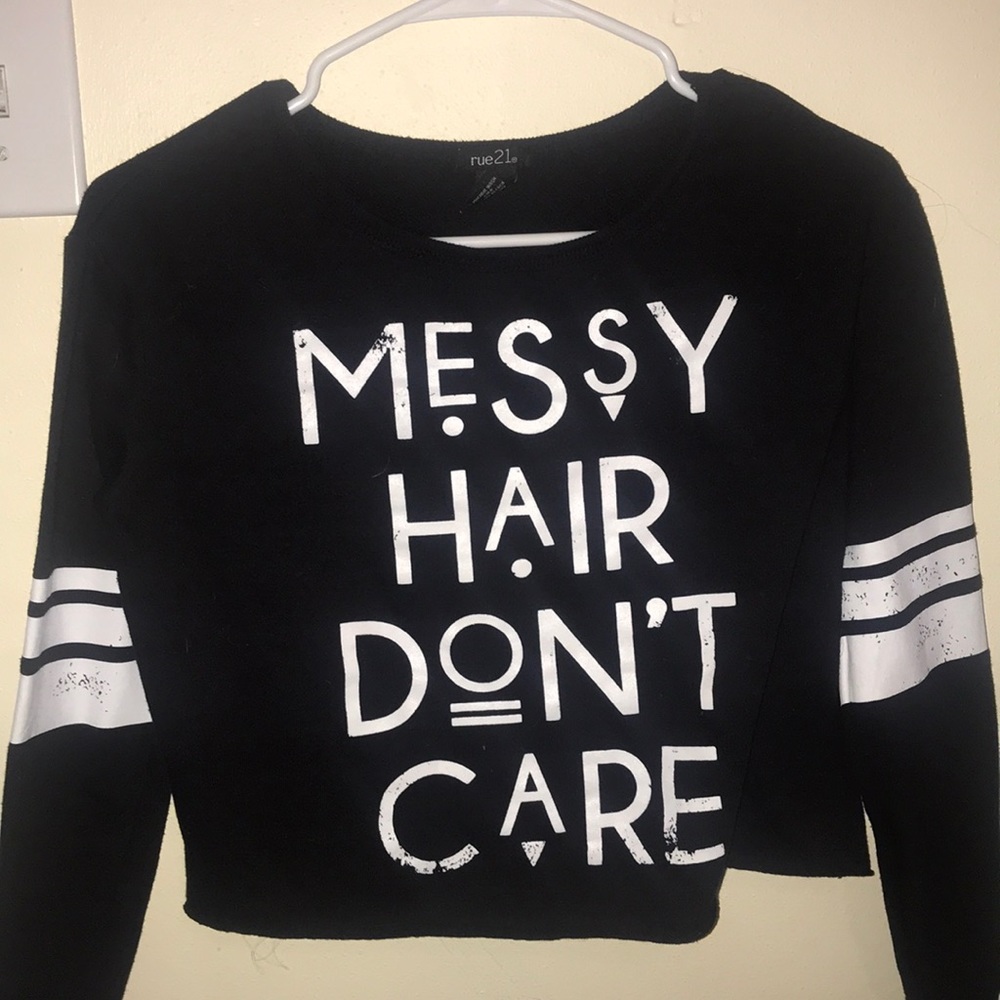 Cropped sweatshirt